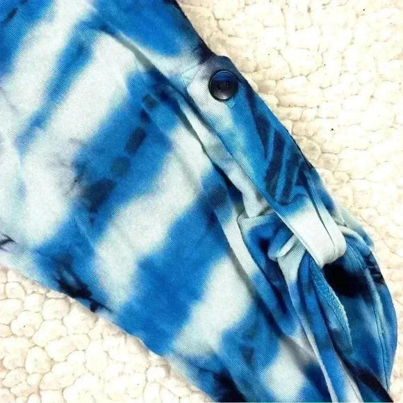 Young Fabulous & Broke Tie Dye Elastic Waist 3/4 Tab Sleeve Jumper Romper Size S - Picture 10 of 14
